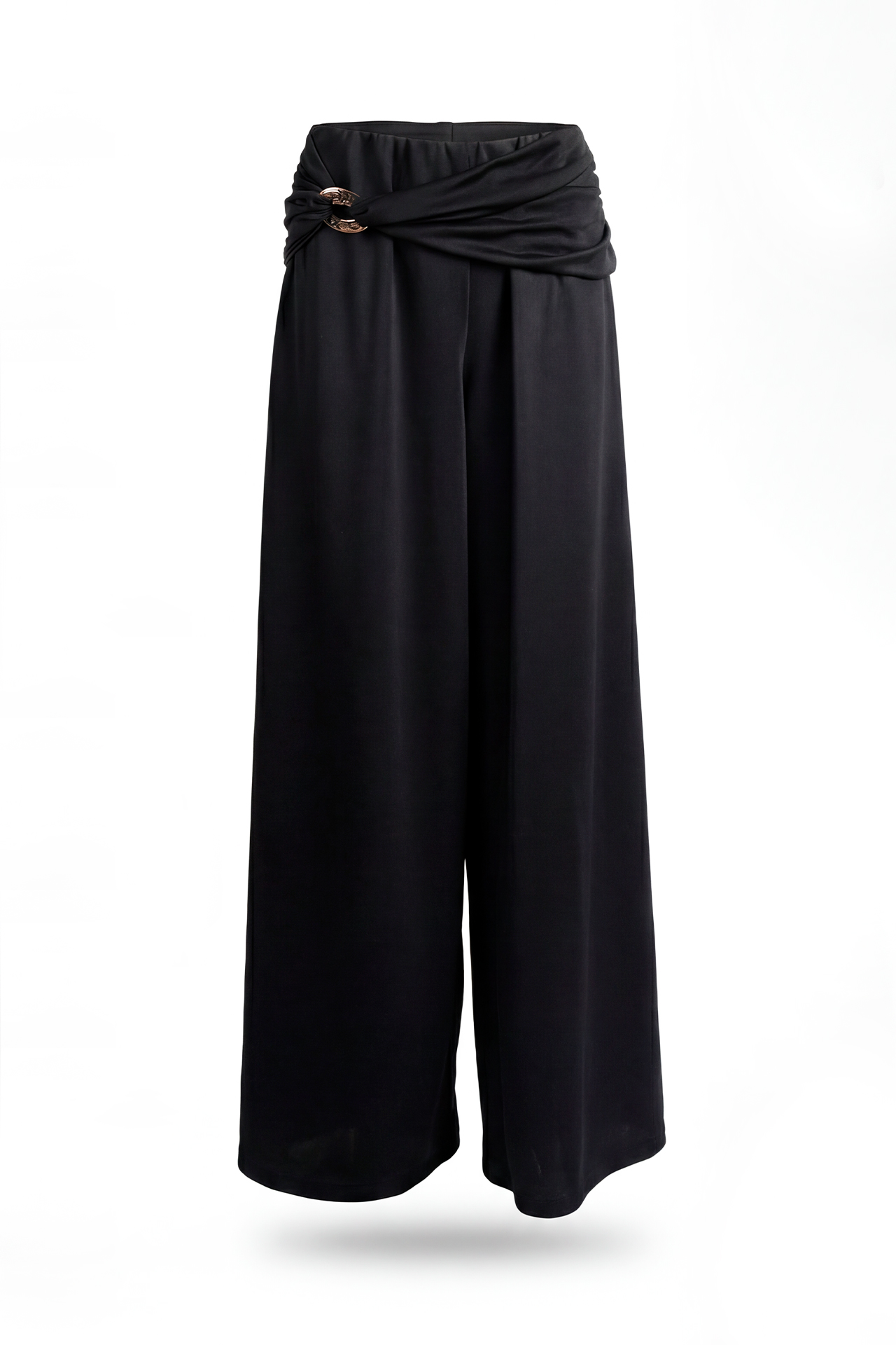 Calças Largas com Aplicação Preto - SAHOCO 3