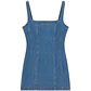 Vestido de Alças em Ganga - Guess Jeans - thumbnail 4