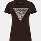 T-shirt Triângulo Zebra Castanho - Guess   - Thumbnail 4