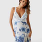 Vestido de Alças SERENA Comprido Floral Azul - Guess  - Thumbnail 3