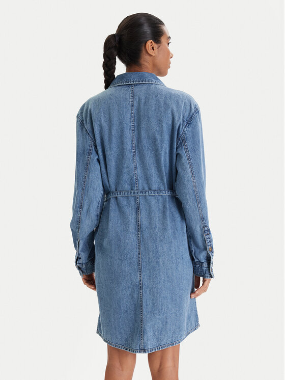 Vestido em Ganga Largo  - Guess Jeans 3