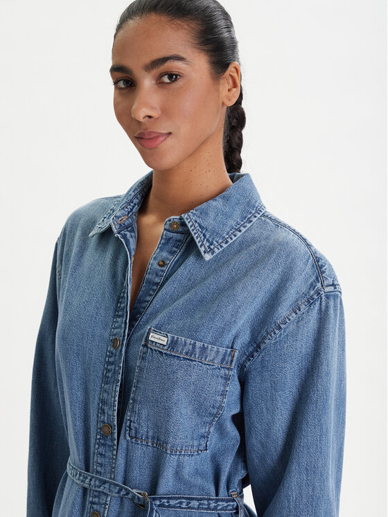 Vestido em Ganga Largo  - Guess Jeans 2
