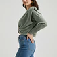 Blusa com Aplicação Verde - SAHOCO  - Thumbnail 2