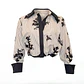 Camisa com Riscas e Flores Preto e Branco - SAHOCO - Miniatura 2
