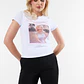 T-shirt 𝗠𝗔𝗥𝗜𝗟𝗬𝗡 𝗠𝗢𝗡𝗥𝗢𝗘 Branca - Guess - Thumbnail 5