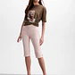 T-shirt 𝗠𝗔𝗥𝗜𝗟𝗬𝗡 𝗠𝗢𝗡𝗥𝗢𝗘 Smile Castanho - Guess - Thumbnail 4