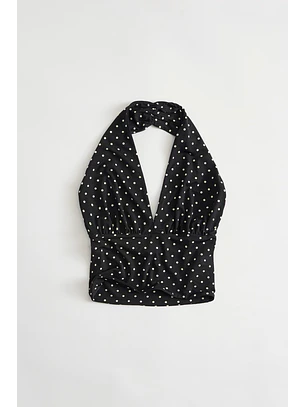 Top Estampado Bolas 𝗠𝗔𝗥𝗜𝗟𝗬𝗡 𝗠𝗢𝗡𝗥𝗢𝗘 Preto - Guess