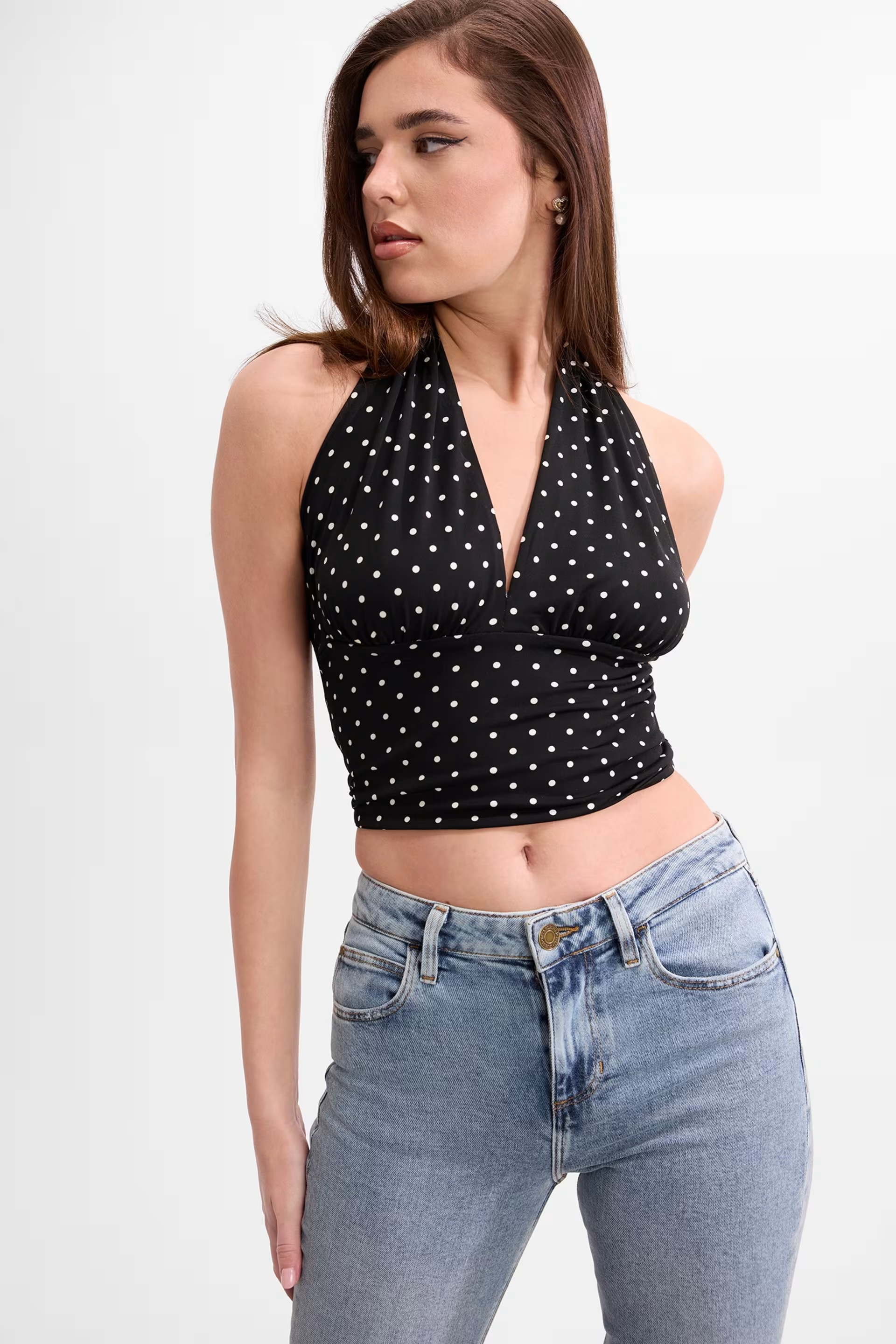 Top Estampado Bolas 𝗠𝗔𝗥𝗜𝗟𝗬𝗡 𝗠𝗢𝗡𝗥𝗢𝗘 Preto - Guess 2