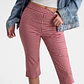 Calças Capri 𝗠𝗔𝗥𝗜𝗟𝗬𝗡 𝗠𝗢𝗡𝗥𝗢𝗘 Vichy Vermelho - Guess - thumbnail 2