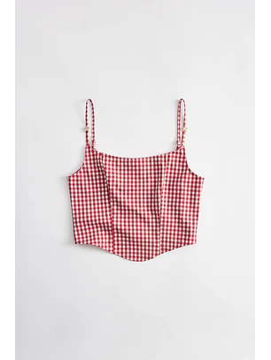 Top 𝗠𝗔𝗥𝗜𝗟𝗬𝗡 𝗠𝗢𝗡𝗥𝗢𝗘 Vichy Vermelho - Guess 