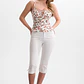 Top Corpete 𝗠𝗔𝗥𝗜𝗟𝗬𝗡 𝗠𝗢𝗡𝗥𝗢𝗘 Cerejas Branco - Guess  - thumbnail 3