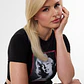 T-shirt Iconic 𝗠𝗔𝗥𝗜𝗟𝗬𝗡 𝗠𝗢𝗡𝗥𝗢𝗘 Preto - Guess - thumbnail 5