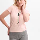 T-shirt Ima a Star 𝗠𝗔𝗥𝗜𝗟𝗬𝗡 𝗠𝗢𝗡𝗥𝗢𝗘 Rosa - Guess  - thumbnail 2