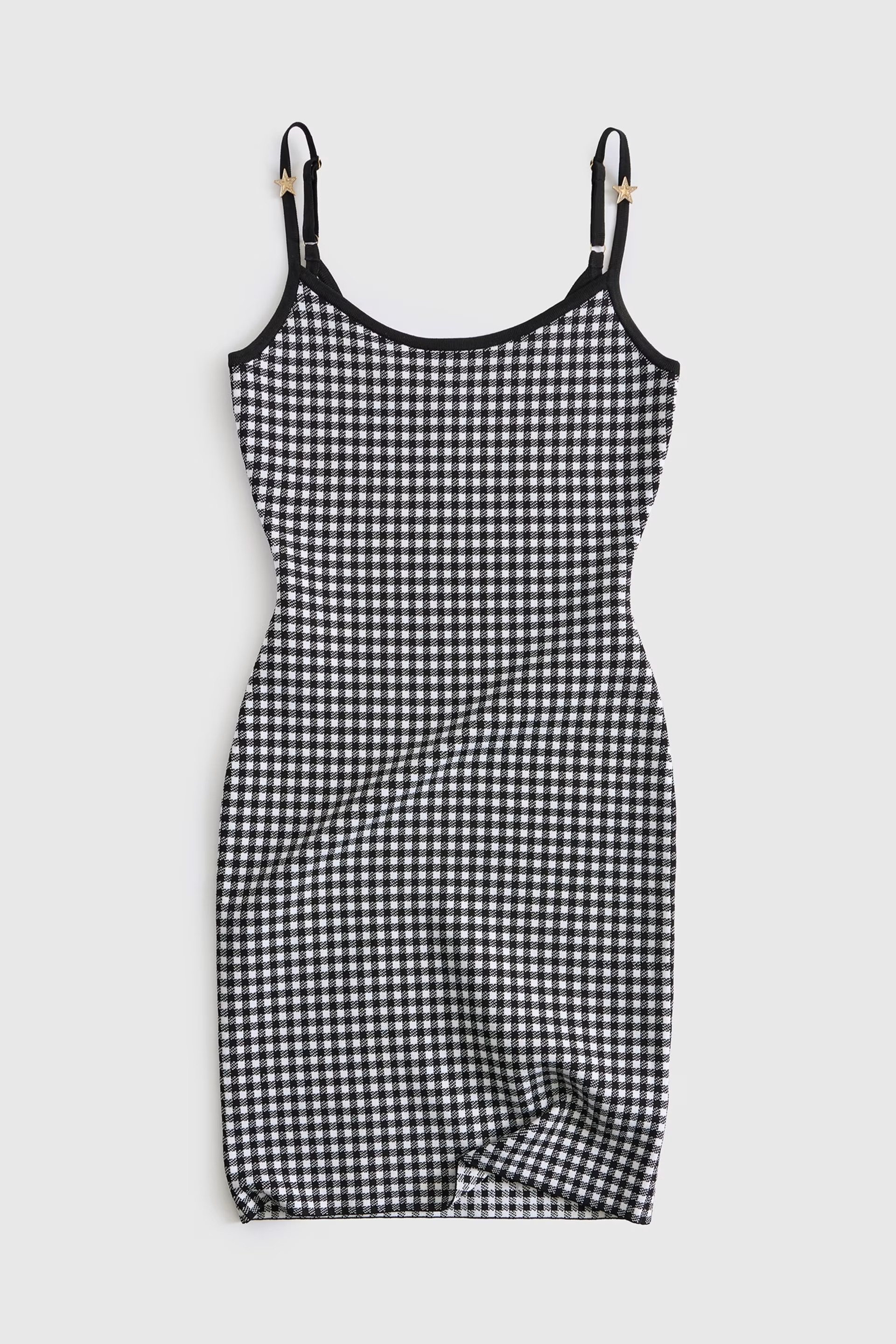 Vestido de Alças 𝗠𝗔𝗥𝗜𝗟𝗬𝗡 𝗠𝗢𝗡𝗥𝗢𝗘 Vichy Preto - Guess 1