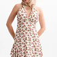 Vestido 𝗠𝗔𝗥𝗜𝗟𝗬𝗡 𝗠𝗢𝗡𝗥𝗢𝗘 Estampa Cerejas Branco - Guess  - Thumbnail 2