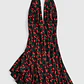 Vestido 𝗠𝗔𝗥𝗜𝗟𝗬𝗡 𝗠𝗢𝗡𝗥𝗢𝗘 Estampa Cerejas Preto - Guess - Thumbnail 1
