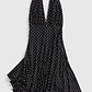 Vestido 𝗠𝗔𝗥𝗜𝗟𝗬𝗡 𝗠𝗢𝗡𝗥𝗢𝗘 Estampa Bolinhas Preto - Guess  - vignette 1
