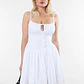 Vestido Corpete 𝗠𝗔𝗥𝗜𝗟𝗬𝗡 𝗠𝗢𝗡𝗥𝗢𝗘 Branco - Guess  - Thumbnail 2