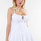 Vestido Corpete 𝗠𝗔𝗥𝗜𝗟𝗬𝗡 𝗠𝗢𝗡𝗥𝗢𝗘 Branco - Guess  - Thumbnail 4
