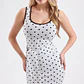Vestido Justo 𝗠𝗔𝗥𝗜𝗟𝗬𝗡 𝗠𝗢𝗡𝗥𝗢𝗘 Bolinhas Branco - Guess  - Thumbnail 4