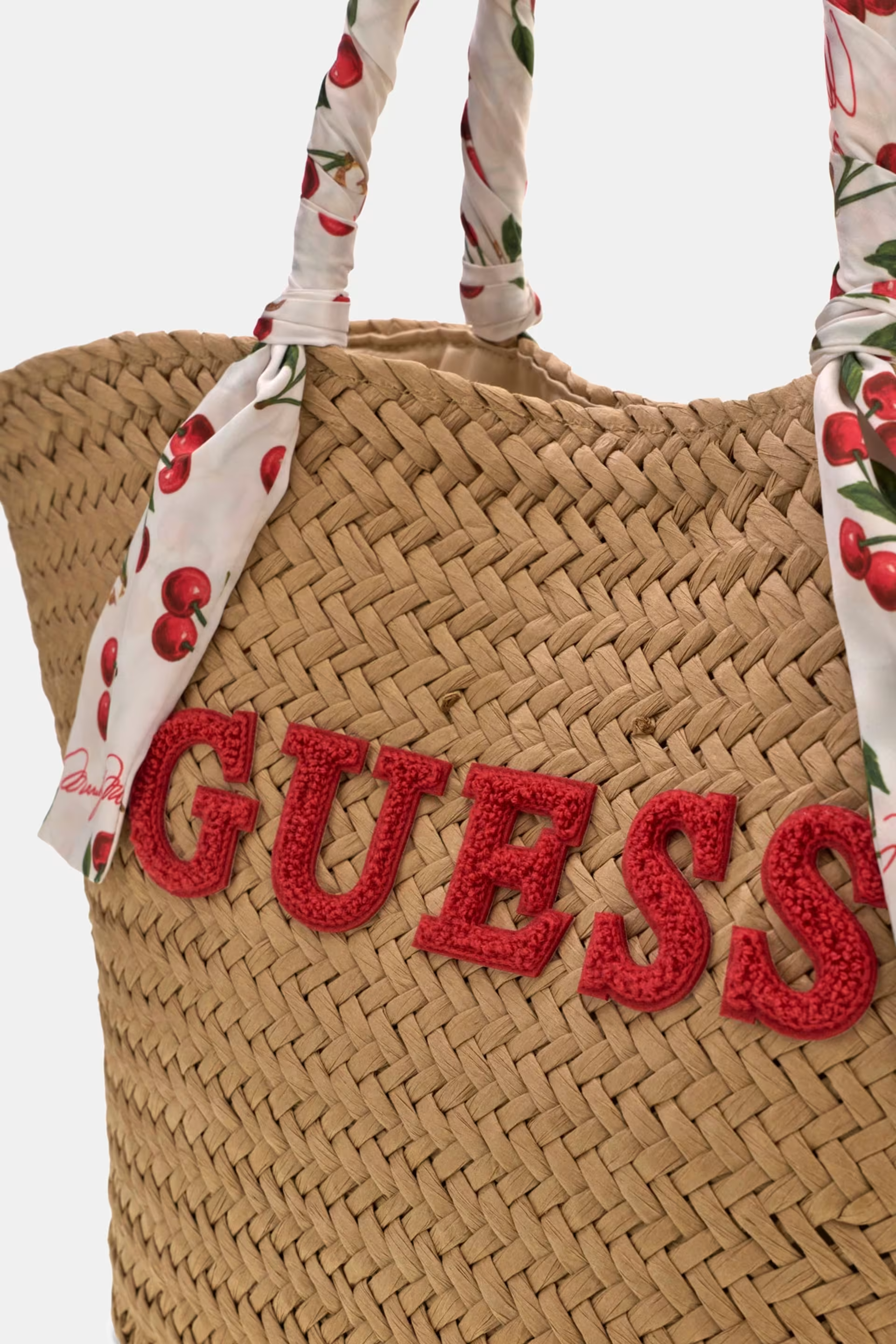Cesta 𝗠𝗔𝗥𝗜𝗟𝗬𝗡 𝗠𝗢𝗡𝗥𝗢𝗘 Ráfia Cerejas - Guess 3