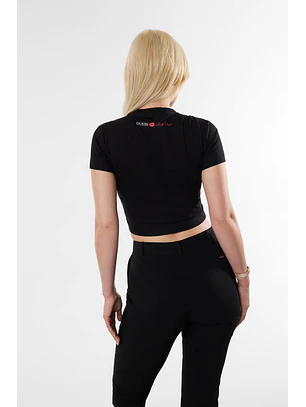  Calça Capri 𝗠𝗔𝗥𝗜𝗟𝗬𝗡 𝗠𝗢𝗡𝗥𝗢𝗘 Preto - Guess
