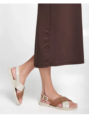 Sandália Cleo Sandal Bege - Melissa  