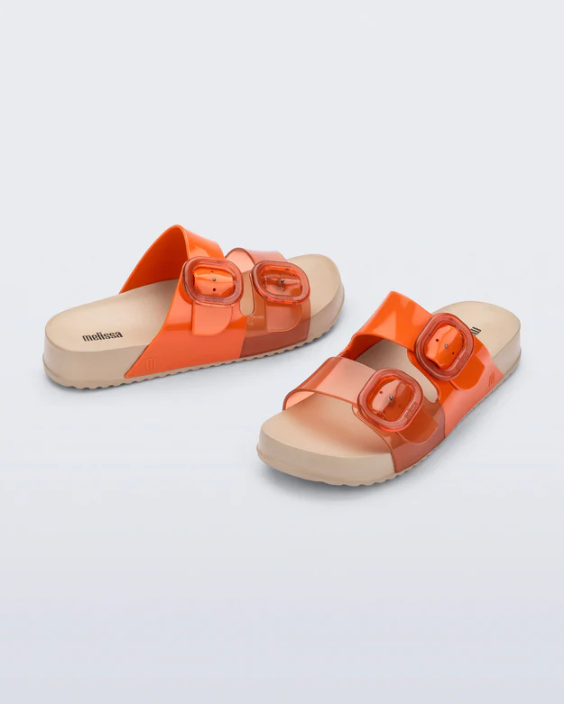 Chinelo Cozy Slide Laranja - Melissa 2