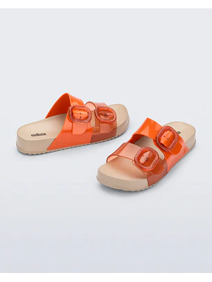Chinelo Cozy Slide Laranja - Melissa