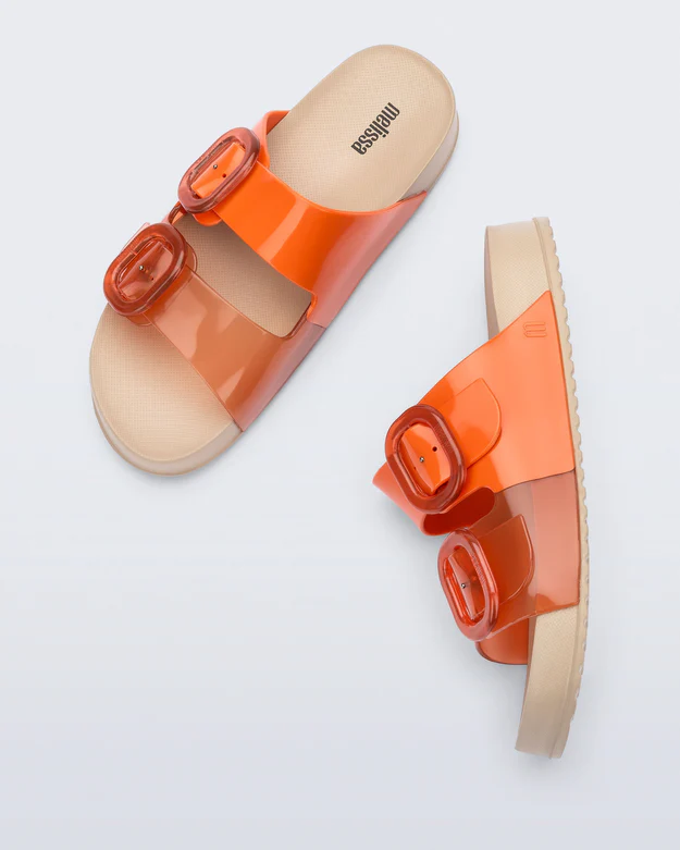 Chinelo Cozy Slide Laranja - Melissa 3