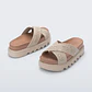 Chinelo Plataforma Cross M. Lover Platform Bege - Melissa - thumbnail 2