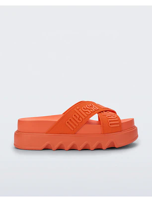 Chinelo Plataforma Cross M. Lover Platform Laranja - Melissa 