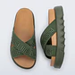 Chinelo Plataforma Cross M. Lover Platform Verde - Melissa - thumbnail 2
