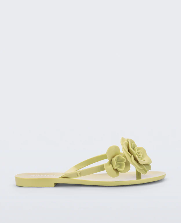 Chinelo Harmonic Petals Amarelo - Melissa 1