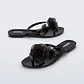 Chinelo Harmonic Petals Preto - Melissa - Thumbnail 2