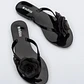 Chinelo Harmonic Petals Preto - Melissa - Thumbnail 3