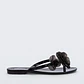 Chinelo Harmonic Petals Preto - Melissa - Thumbnail 1
