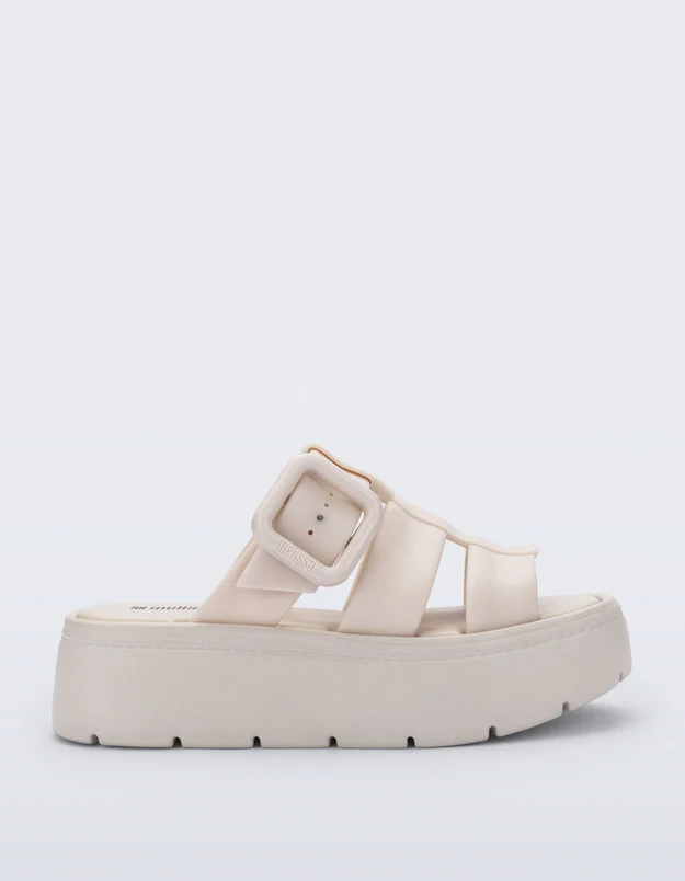 Chinelo Plataforma Pump Platform Bege - Melissa  1