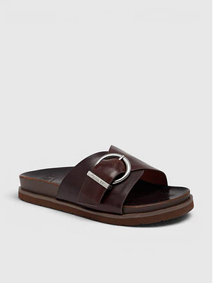 Chinelo Mardale Pele Castanho - Gant