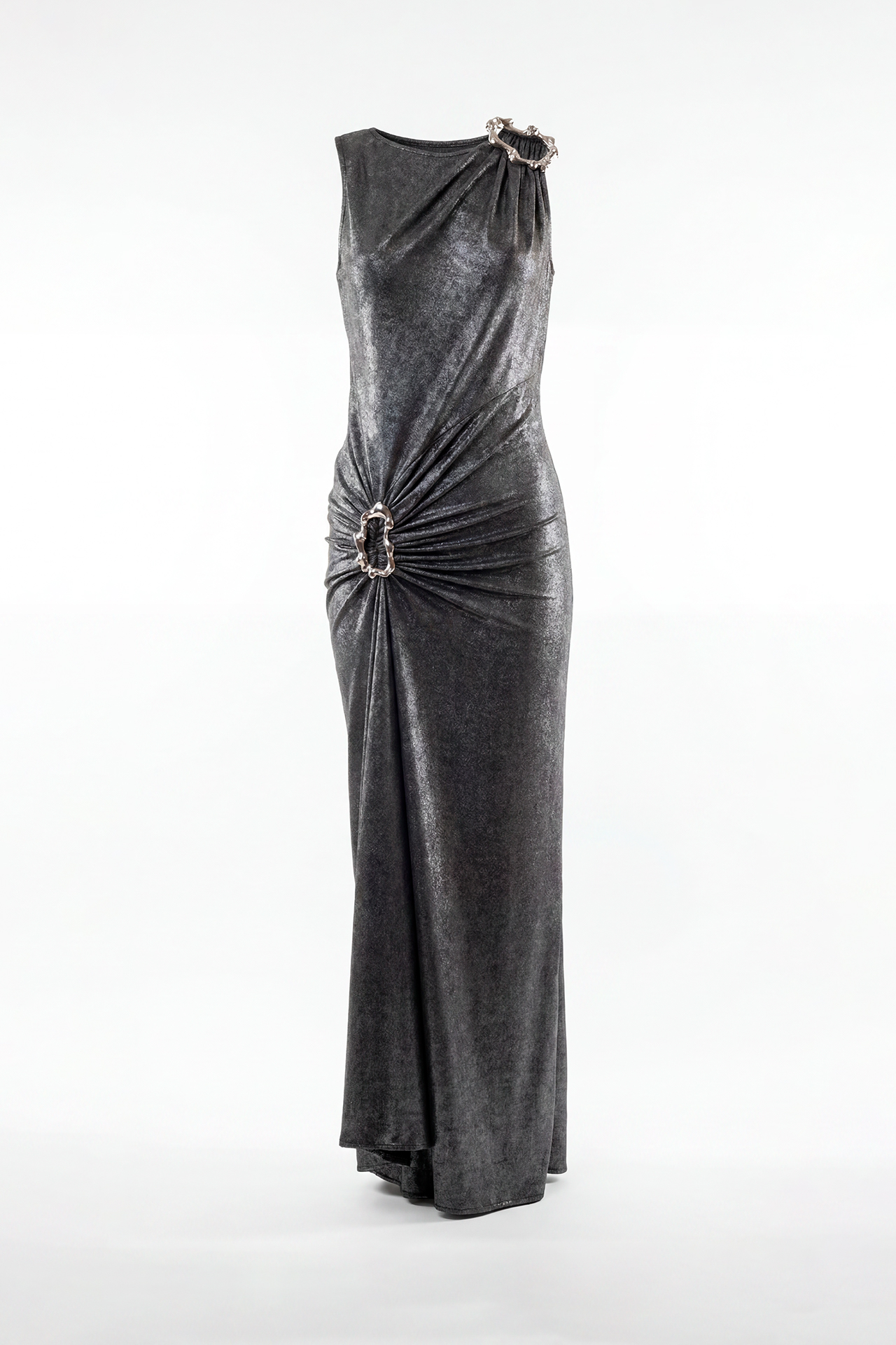Vestido Justo com Aplicação Preto - SAHOCO 5