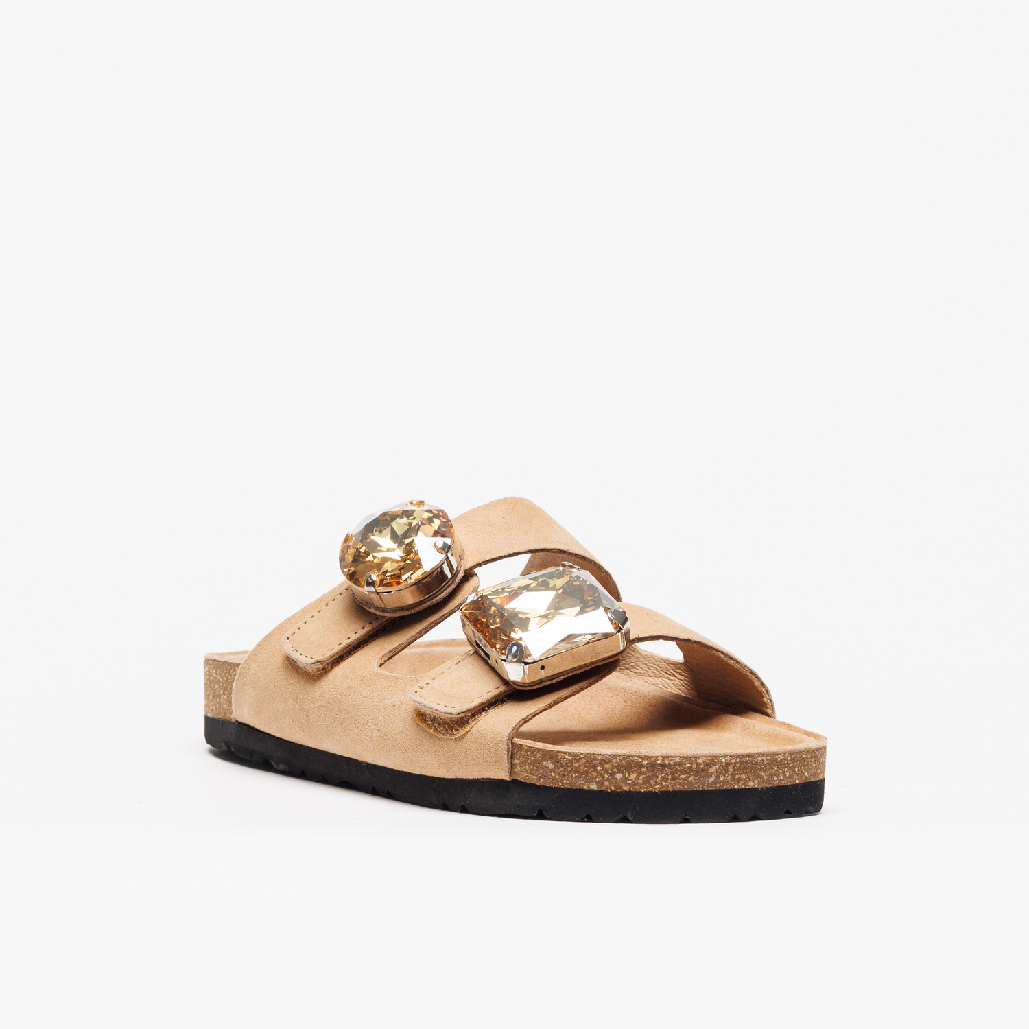  Chinelo com Pedras Sharon 030 Bege - ABF-97  2