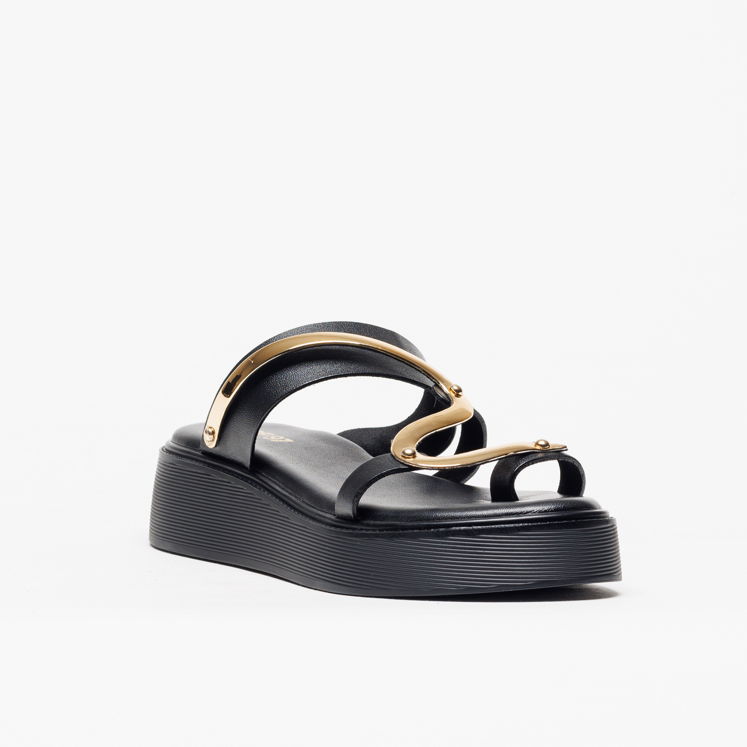 Chinelo Plataforma KS.26.168 Preto - ABF-97  3