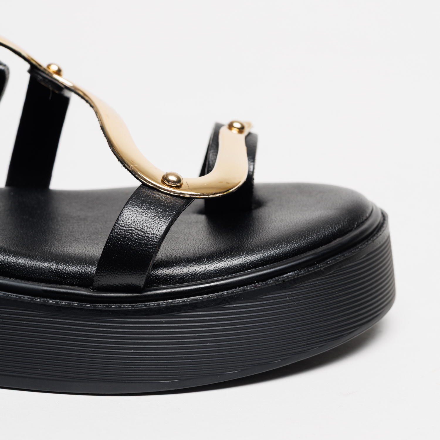 Chinelo Plataforma KS.26.168 Preto - ABF-97  4