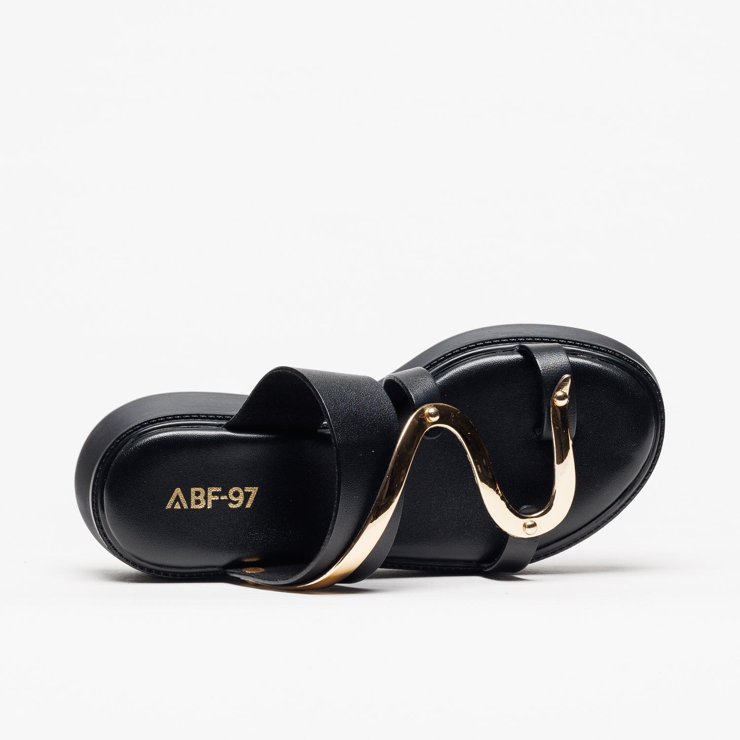 Chinelo Plataforma KS.26.168 Preto - ABF-97  5