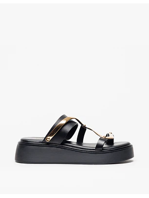 Chinelo Plataforma KS.26.168 Preto - ABF-97 