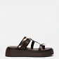 Chinelo Plataforma KS.26.168 Castanho - ABF-97 - Thumbnail 1