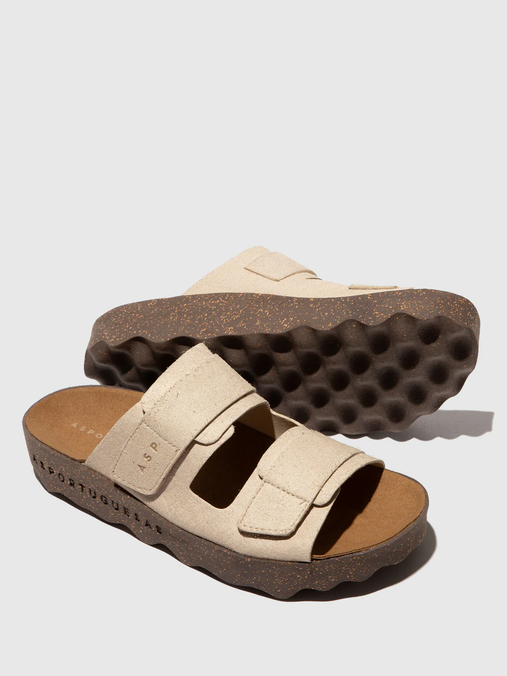 Chinelo com Velcro Cleek Creme - AsPortuguesas 2