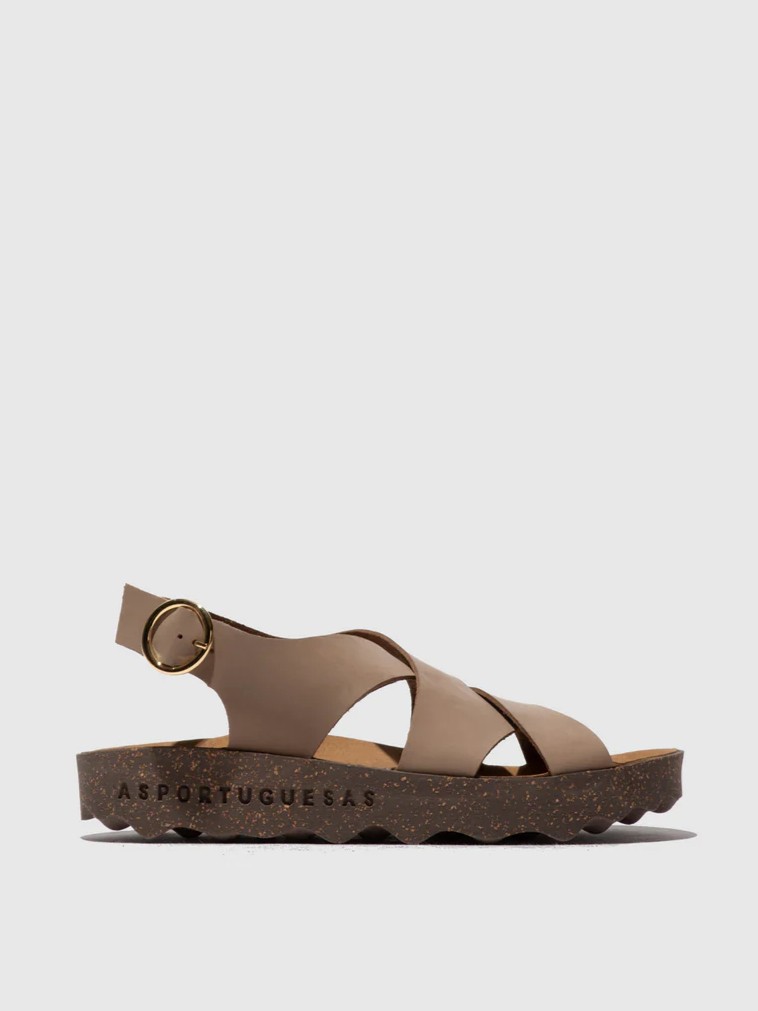 Chinelo Cusk Taupe - AsPortuguesas  1