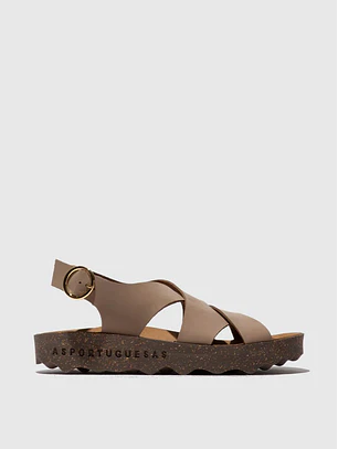 Chinelo Cusk Taupe - AsPortuguesas 