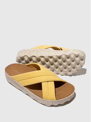 Chinelo Cruzado CURR Amarelo - AsPortuguesas 